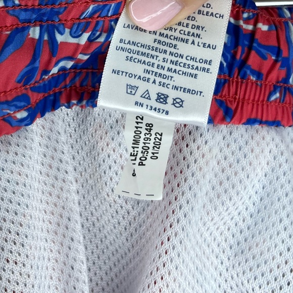 Vineyard Vines Men’s Printed Chappy Swim Trunks Seahorses Sailor Red - XS - Picture 4 of 7